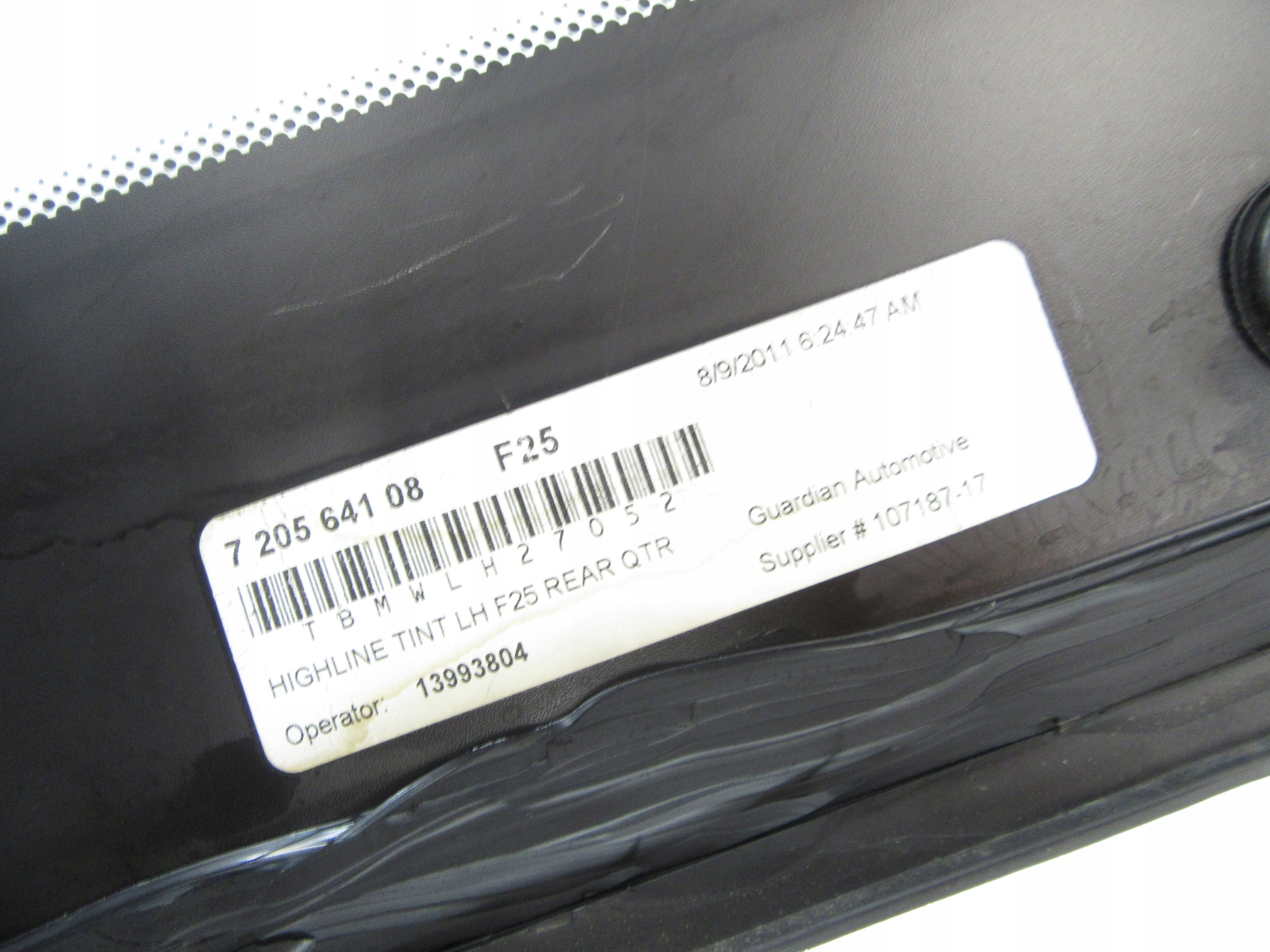 window door left left rear part BMW F25 X3 AS2