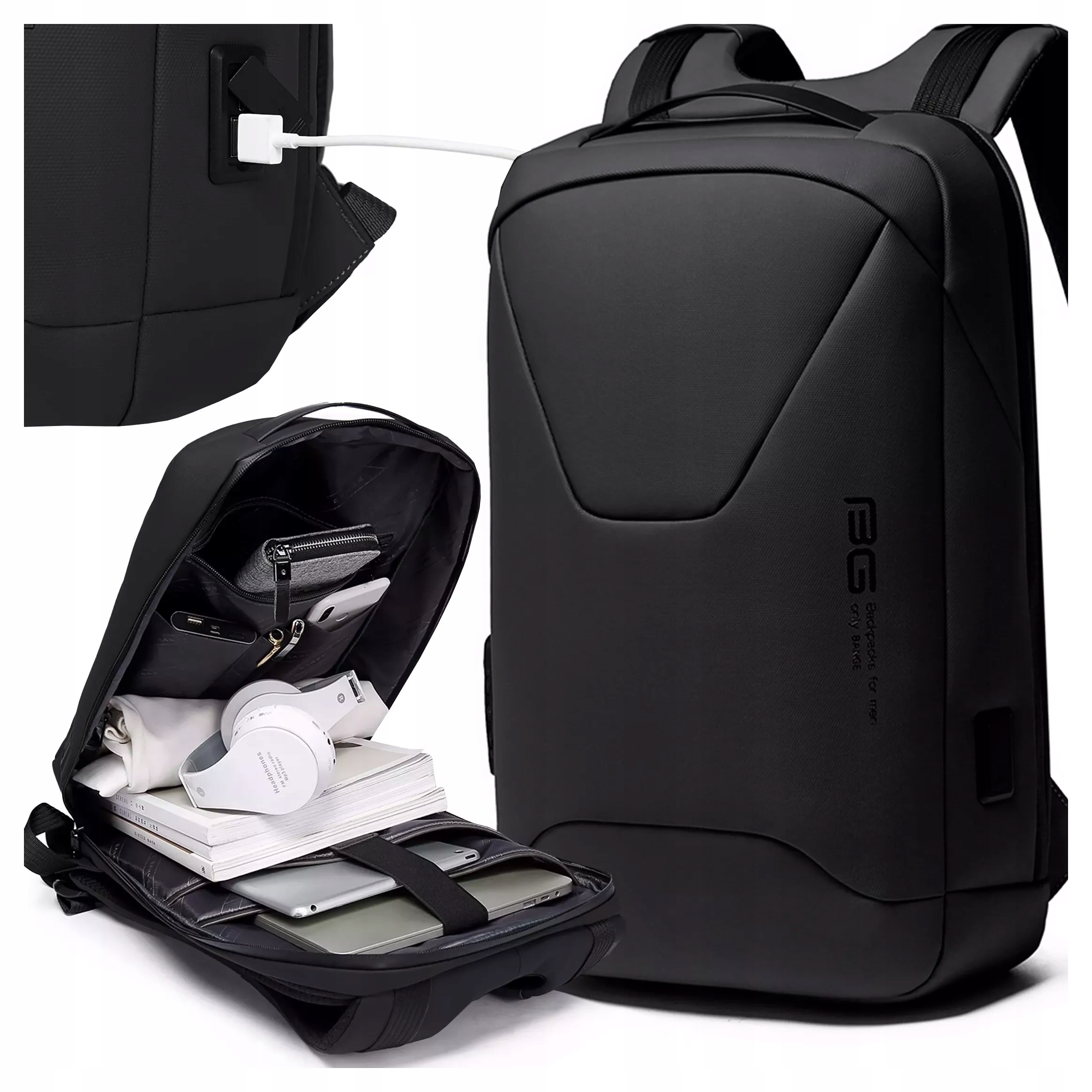 Cestovní batoh batoh pro muže do letadla, lehký, zavazadlový, Usb slot na šifru