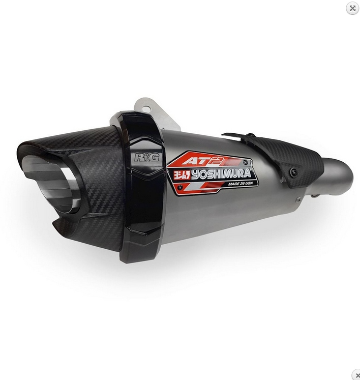 Kryt Tlmiča Rg Racing Yoshimura AT2 Exhaust Čierny