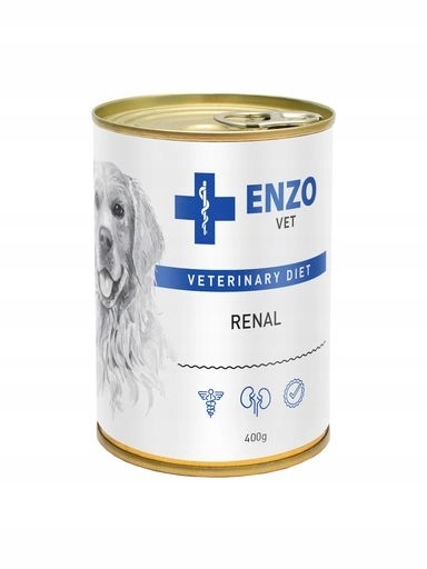 5 x Enzo Vet Renal dieta na onemocnění ledvin s hovězím masem pro psy 400 g