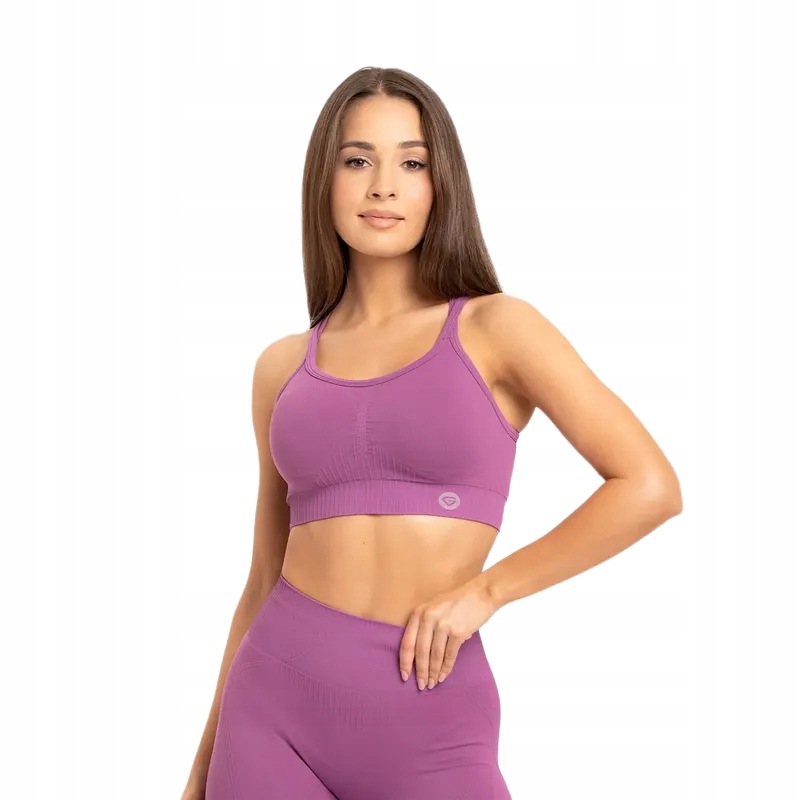 Biustonosz treningowy Gym Glamour Push Up 2.0 merry berry Xs
