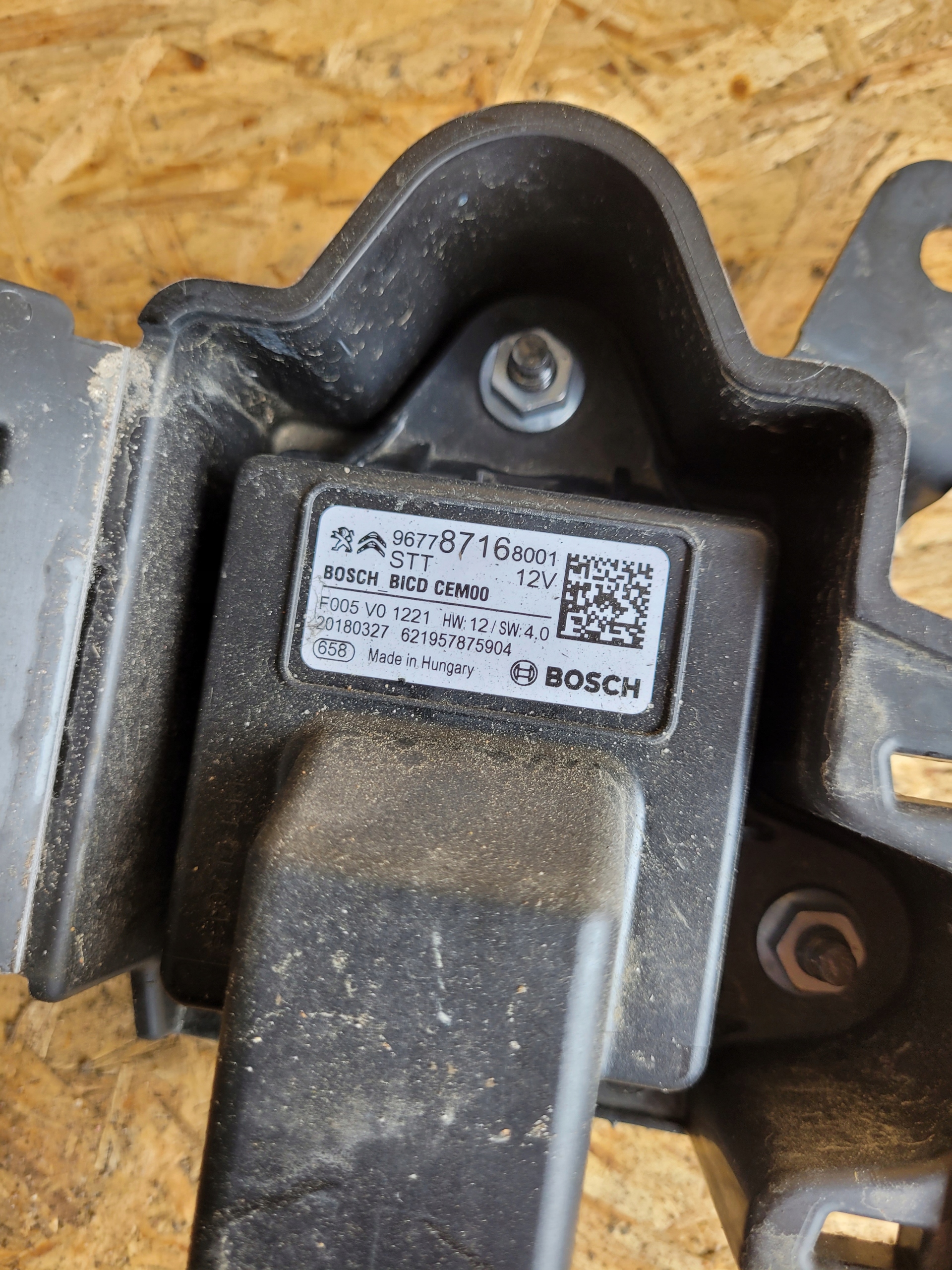 modul bedienteil START STOP PSA 9677871680