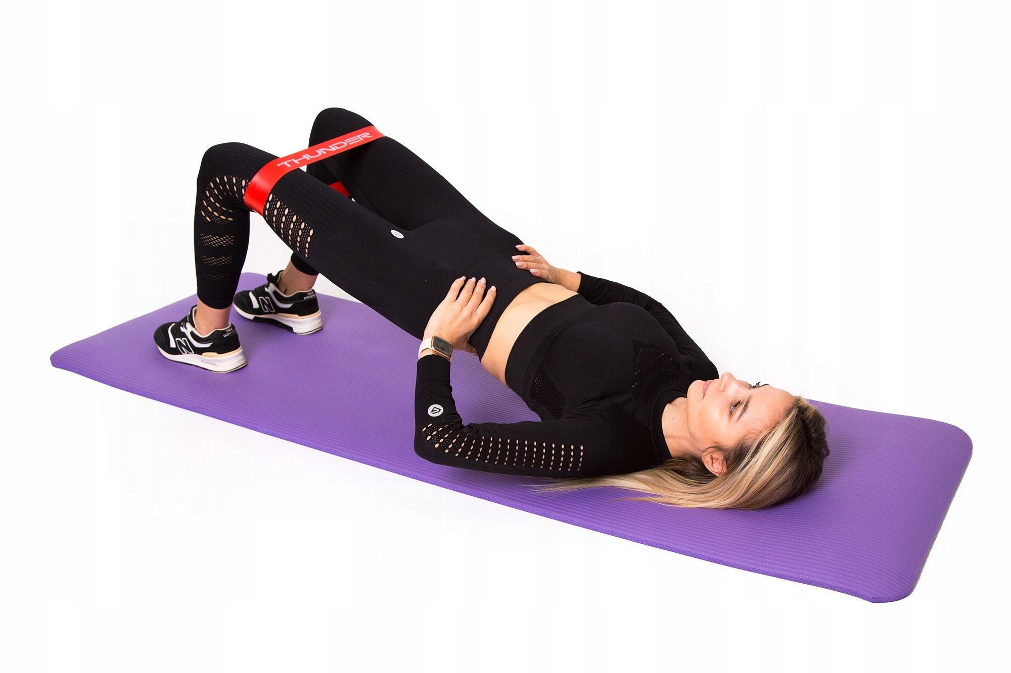 ZESTAW 5 GUM DO ĆWICZEŃ FITNESS MINI BAND TAŚMY Długość 30 cm