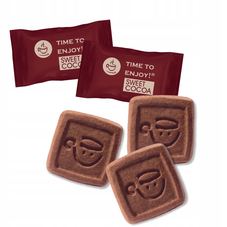 Levně Belgické kakaové sušenky Piazza Tte x 400 ks