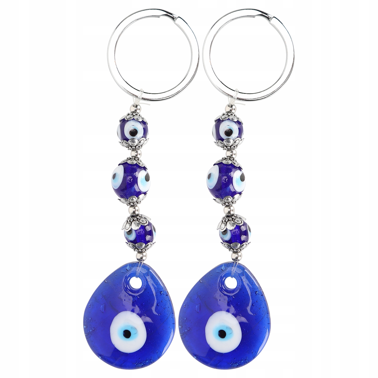 2 ks Lucky Eye přívěsek na klíče modrý turecký amulet přívěsek s Bz