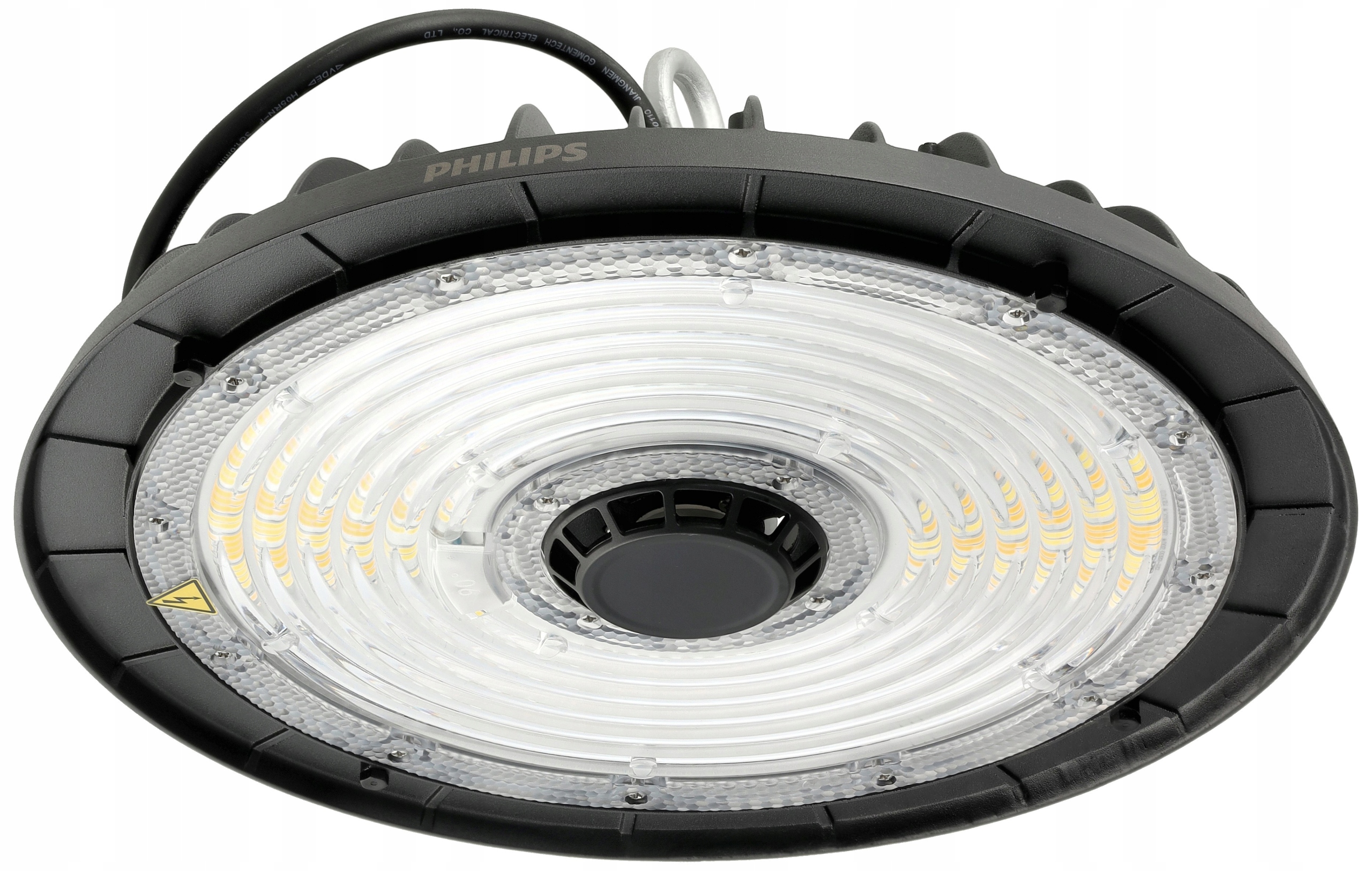 Hermetická závesná Led lampa Ufo High Bay 100W/145W/195W Cct Philips IP65