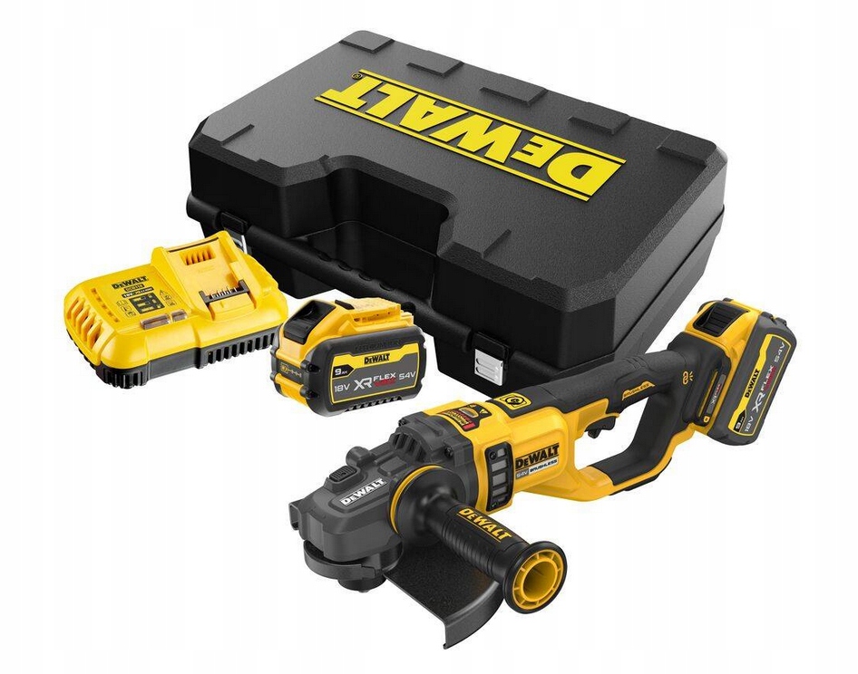 Dewalt DCG460X2 Úhlová bruska 54V Xr Flexvolt 230 mm 2x9 Ah