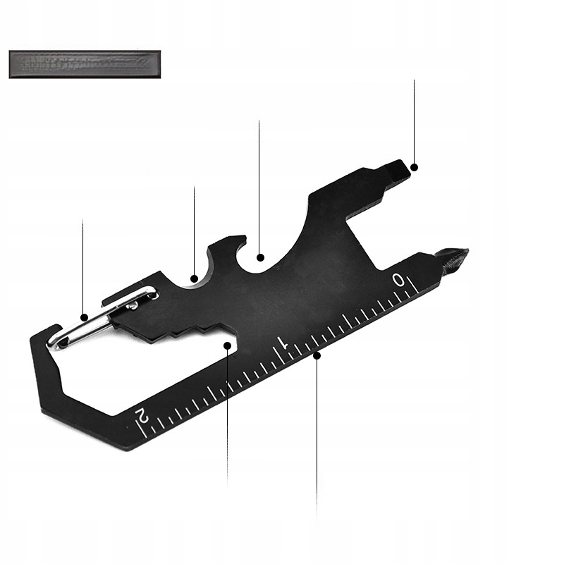 KLUCZ OTWIERAJĄCY DO BUTELEK KLUCZ WIELOZADANIOWY Marka bez marki