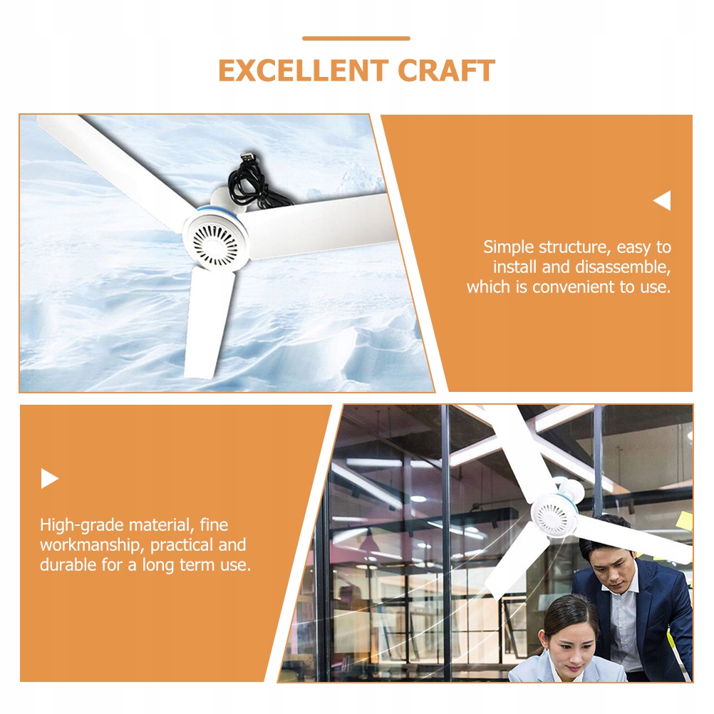 NAMIOT WENTYLATOR SUFITOWY MAŁY DO ALTANKI ZEWNĘTRZNEJ USB 3 Kod producenta 14382633