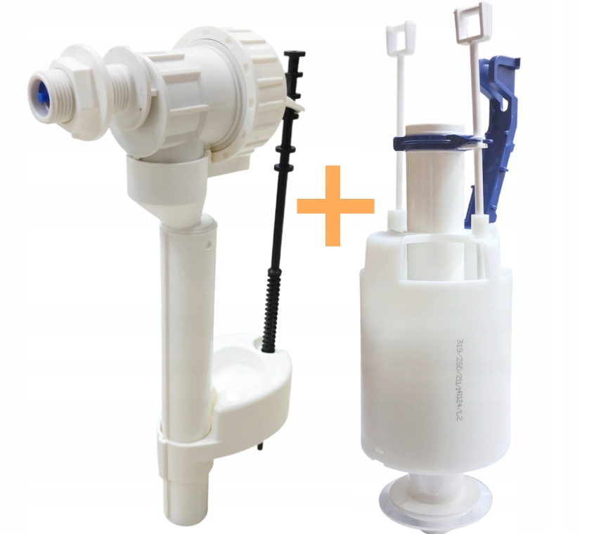 Zestaw Naprawczy Wc Do Spłuczki Cersanit Zawór spustowy+Zawór Napełniający