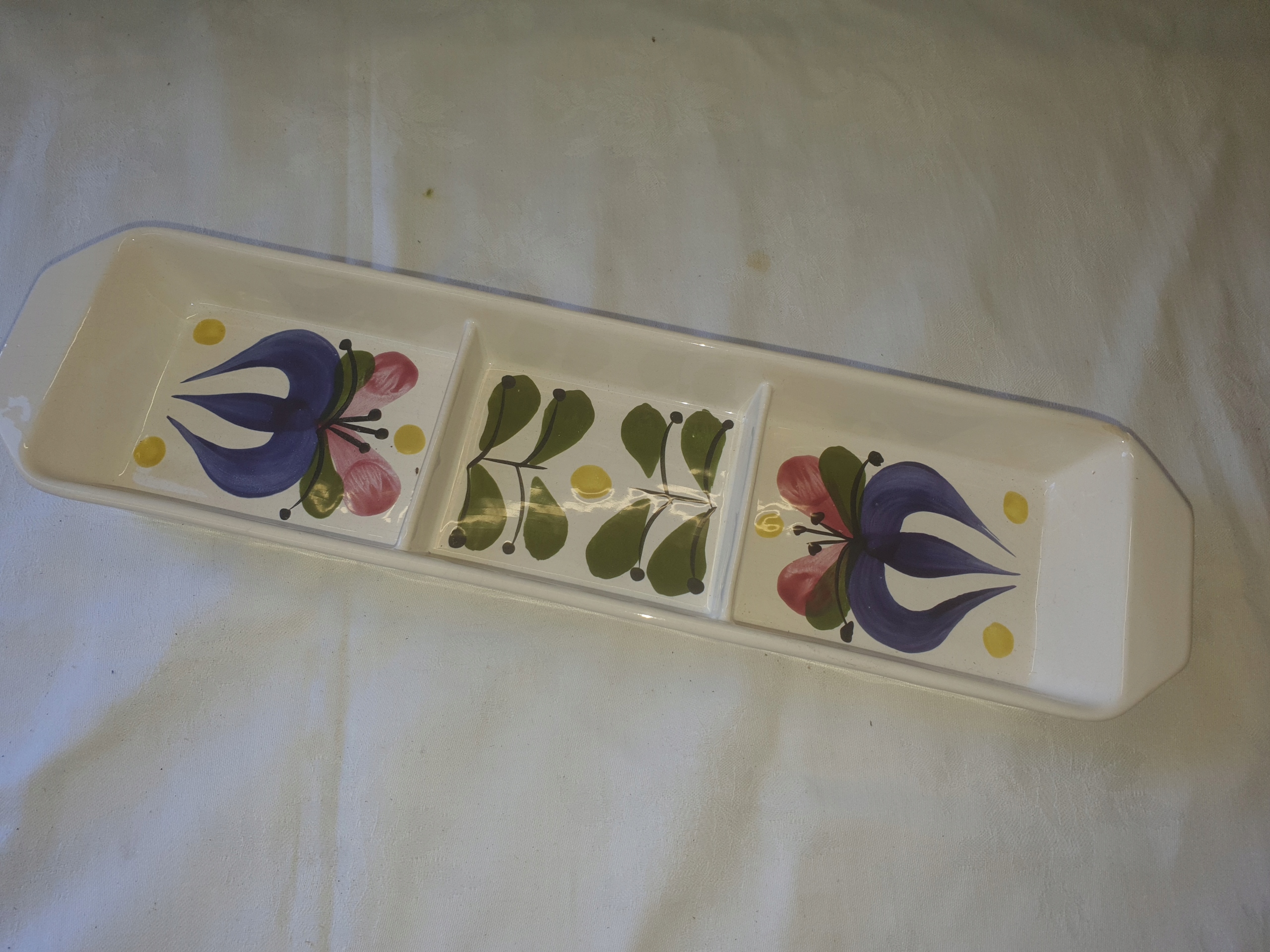 Talerzyk ceramiczny ręcznie malowany