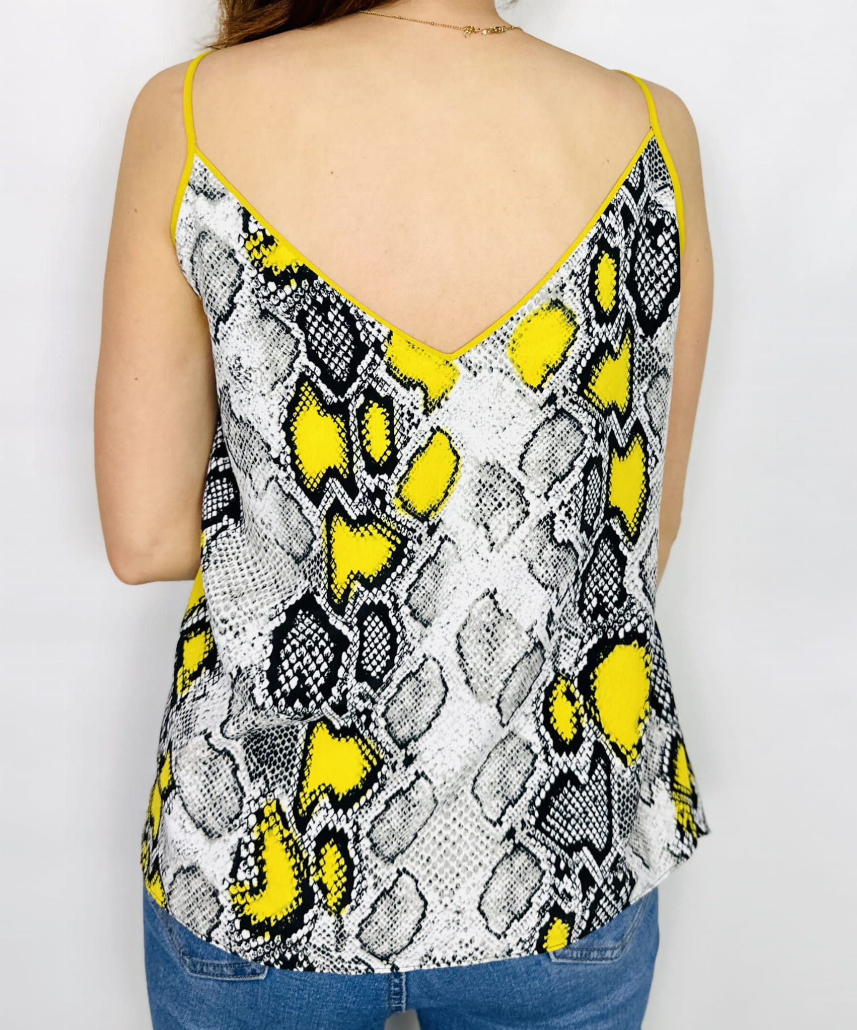 Top skóra węża 4XL 48 F&F Kolor szary