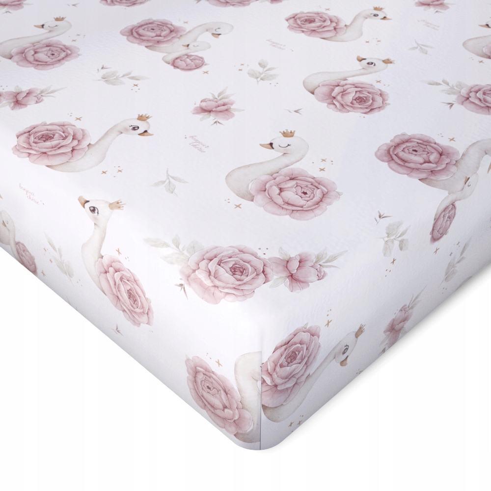 Bambusowe Prześcieradło z gumką 60x120cm Royal baby Bonjour Cherie