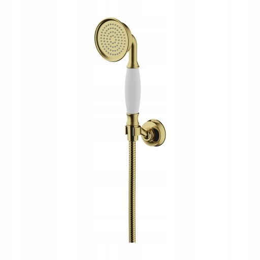 Retro Bodový Sprchový Set, Brúsená Mosadz