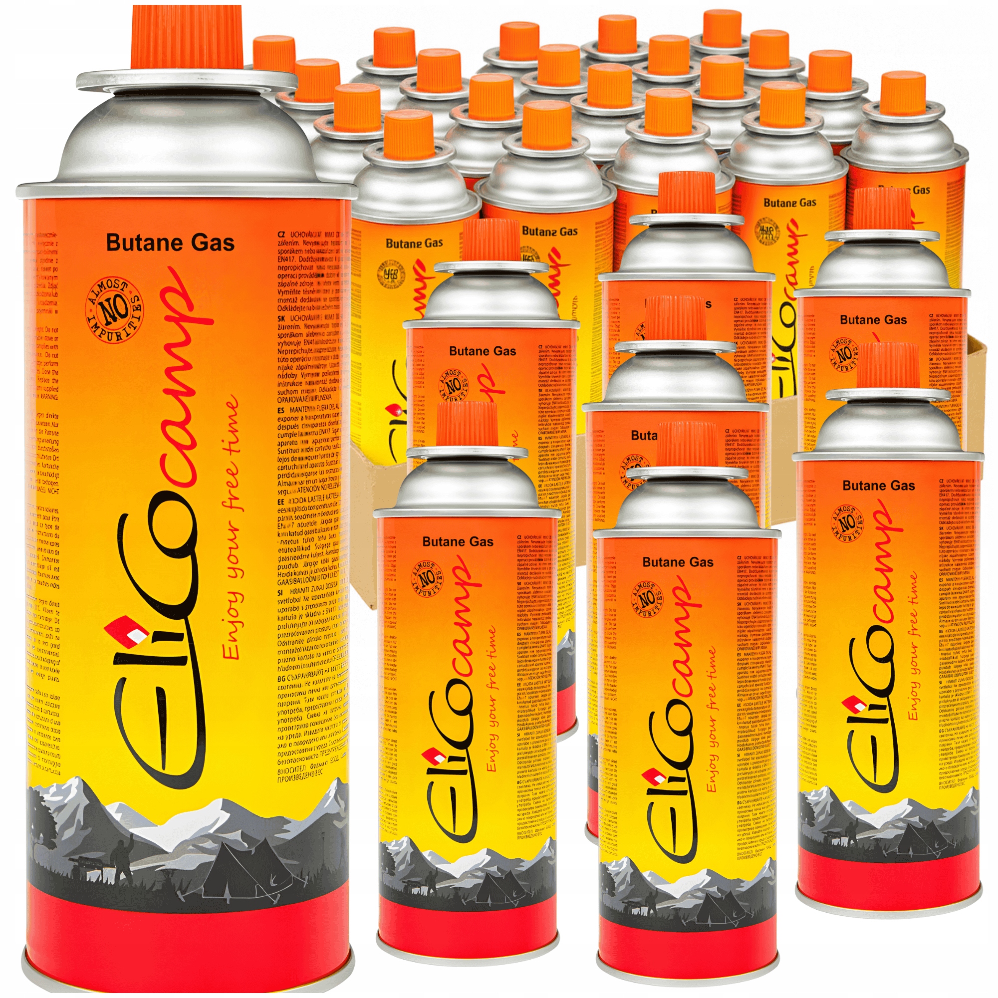 Plyn do Turistického Vařiče Kartuše x28 (bombička kempingová 220g 400ml)