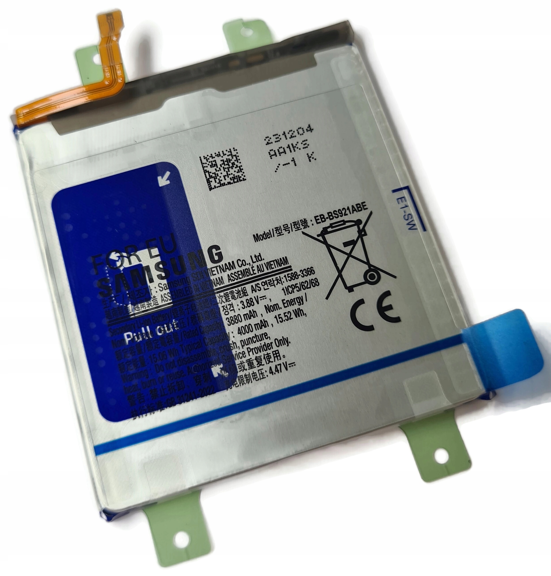 Oryginalna Bateria Do Samsung Galaxy S24 Samsung 4000 mAh