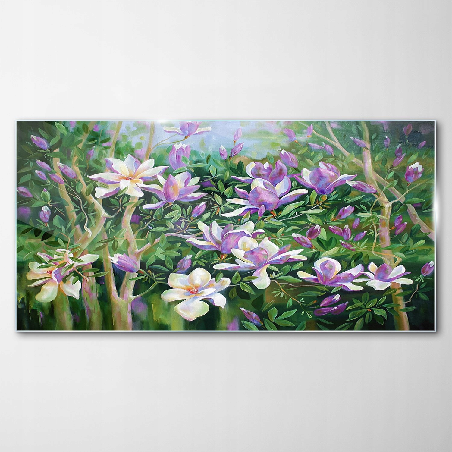 

Hartowany Obraz Szklany Kwiaty Magnolie 140x70