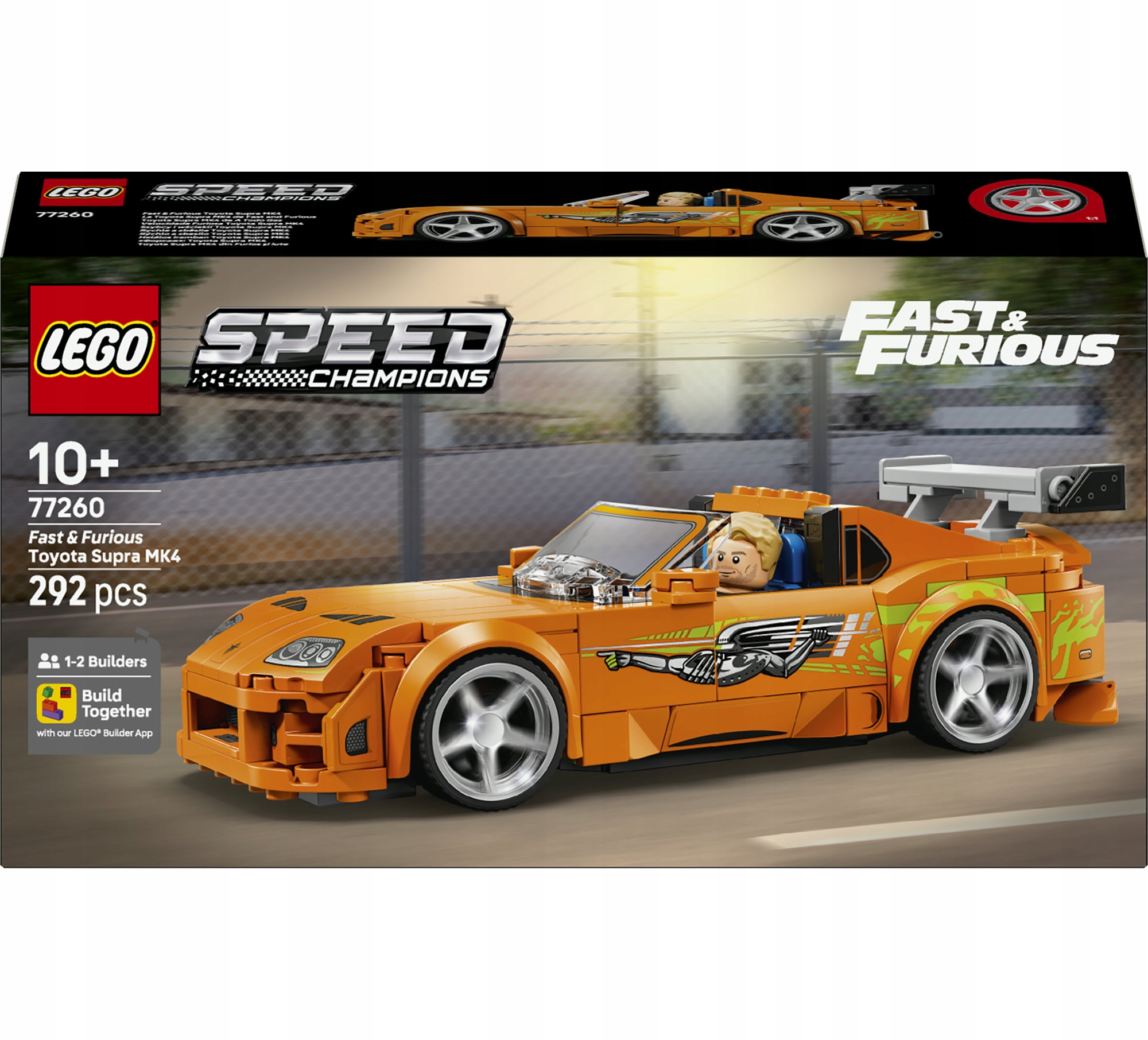 Lego Speed Champions 77260 Rychle a zběsile Toyota Supra MK4