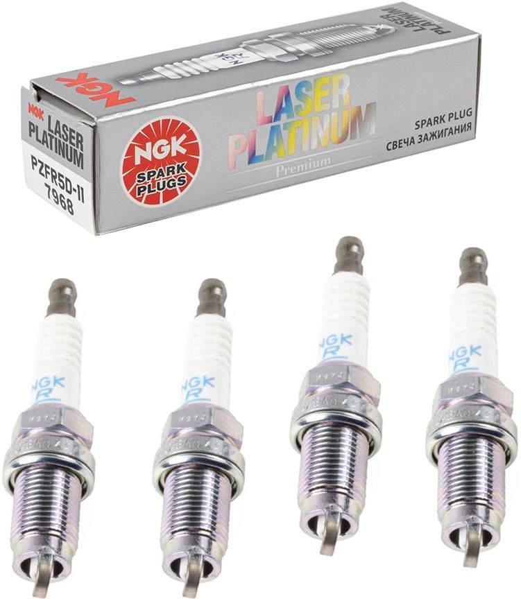 ŚWIECE ZAPŁONOWE NGK LASER PLATINUM PZFR5D-11 7968 NGK LASER PLATINUM ...