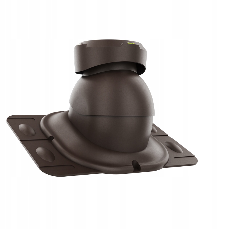 Krbový kanalizační ventilátor fi110 Univerzální Tmavě Hnědý 8019