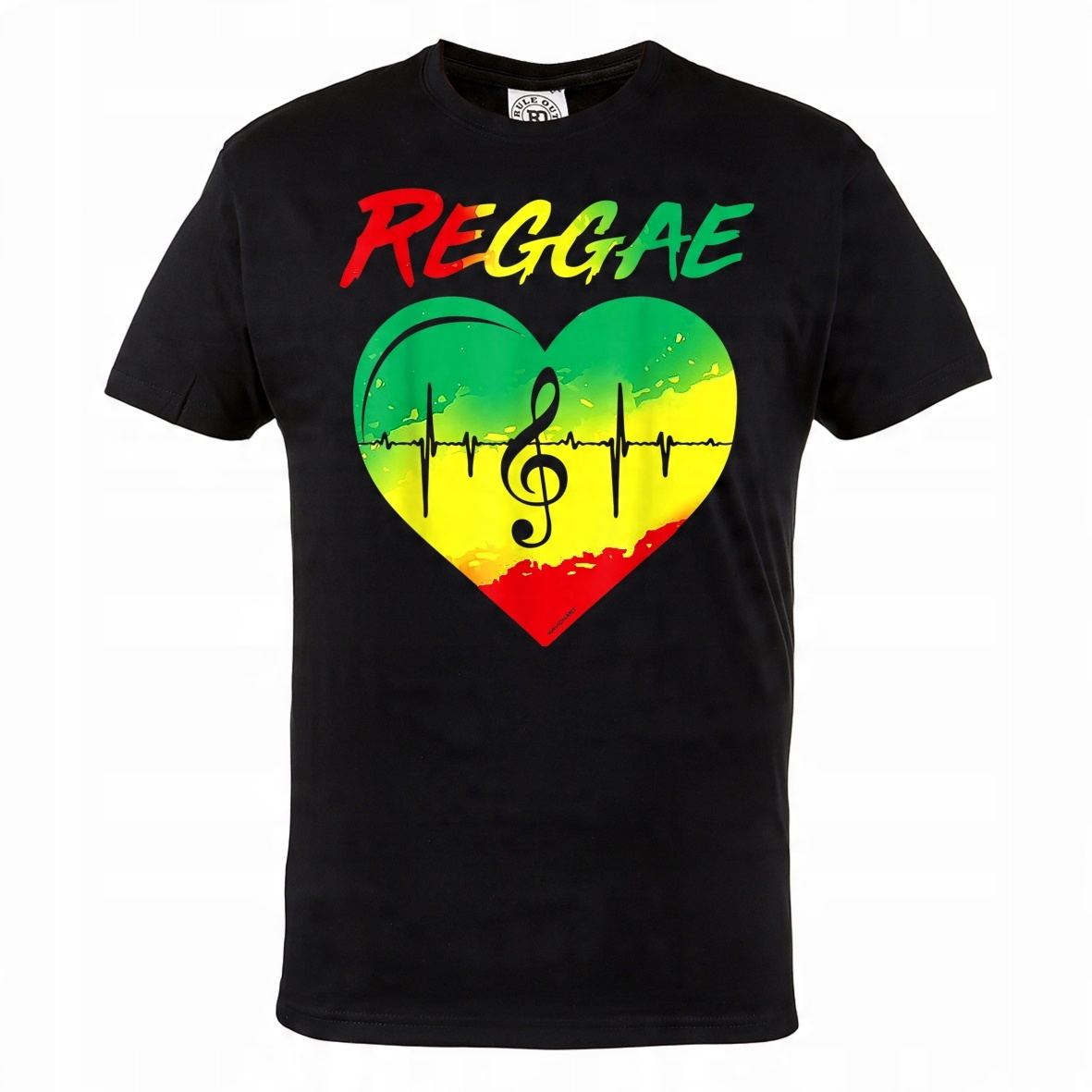 

Koszulka Muzyczna Reggae Jamaica Rasta Serce