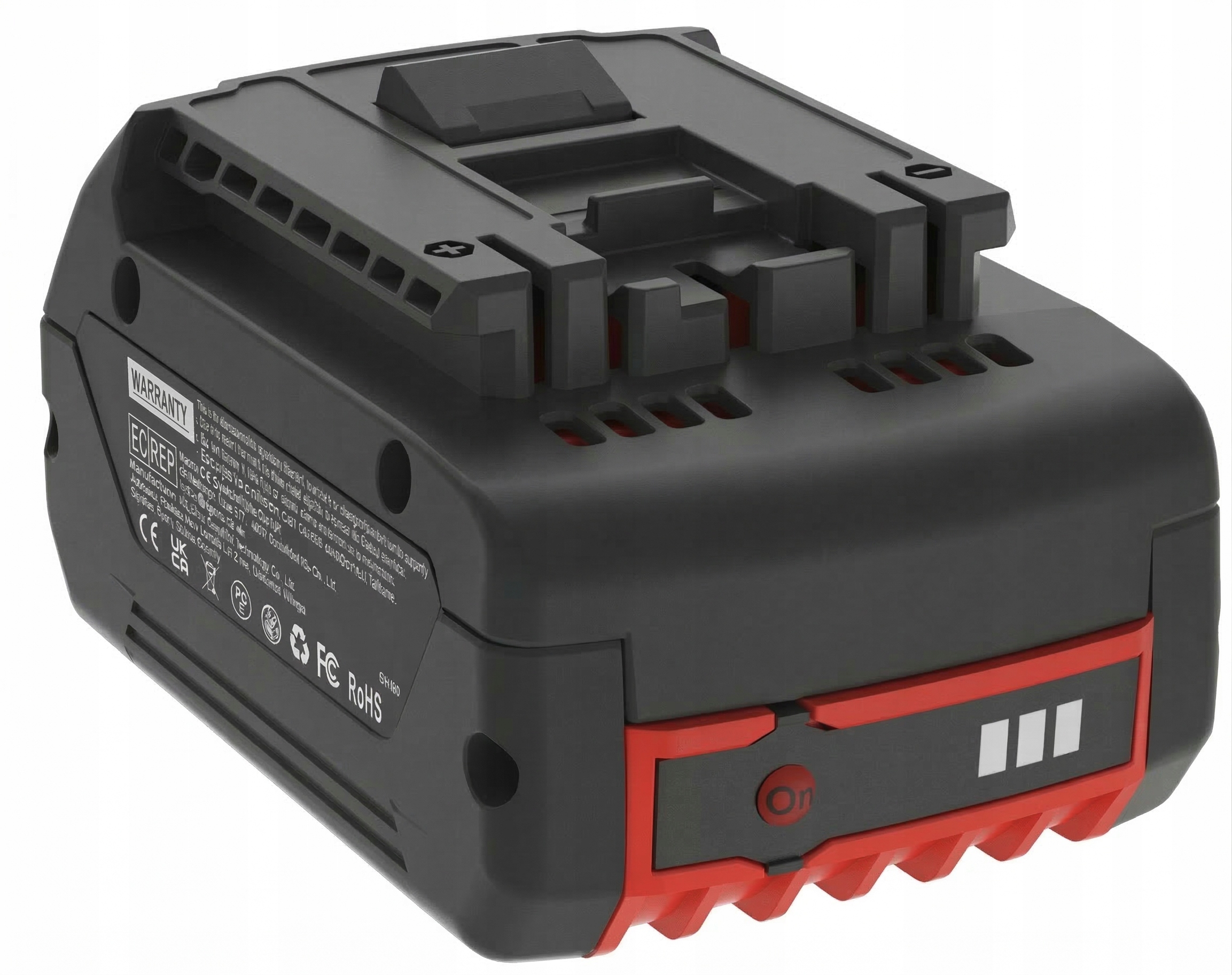 Ultra prostorná náhrada Li-Ion pro Bosch Gba 18V 6Ah Professional