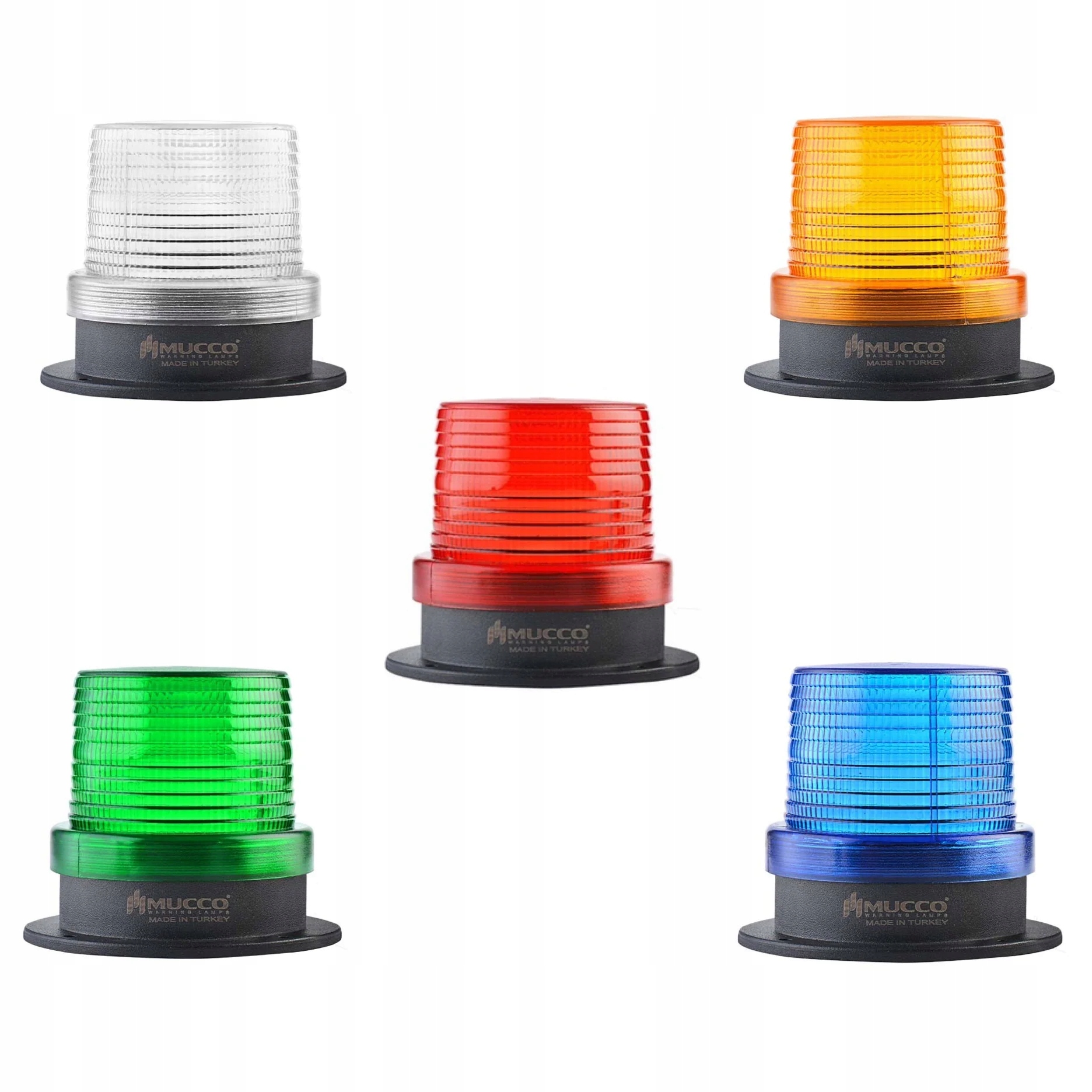 otočný maják s bzučiakom, ø90mm, 85-250V Ac/dc