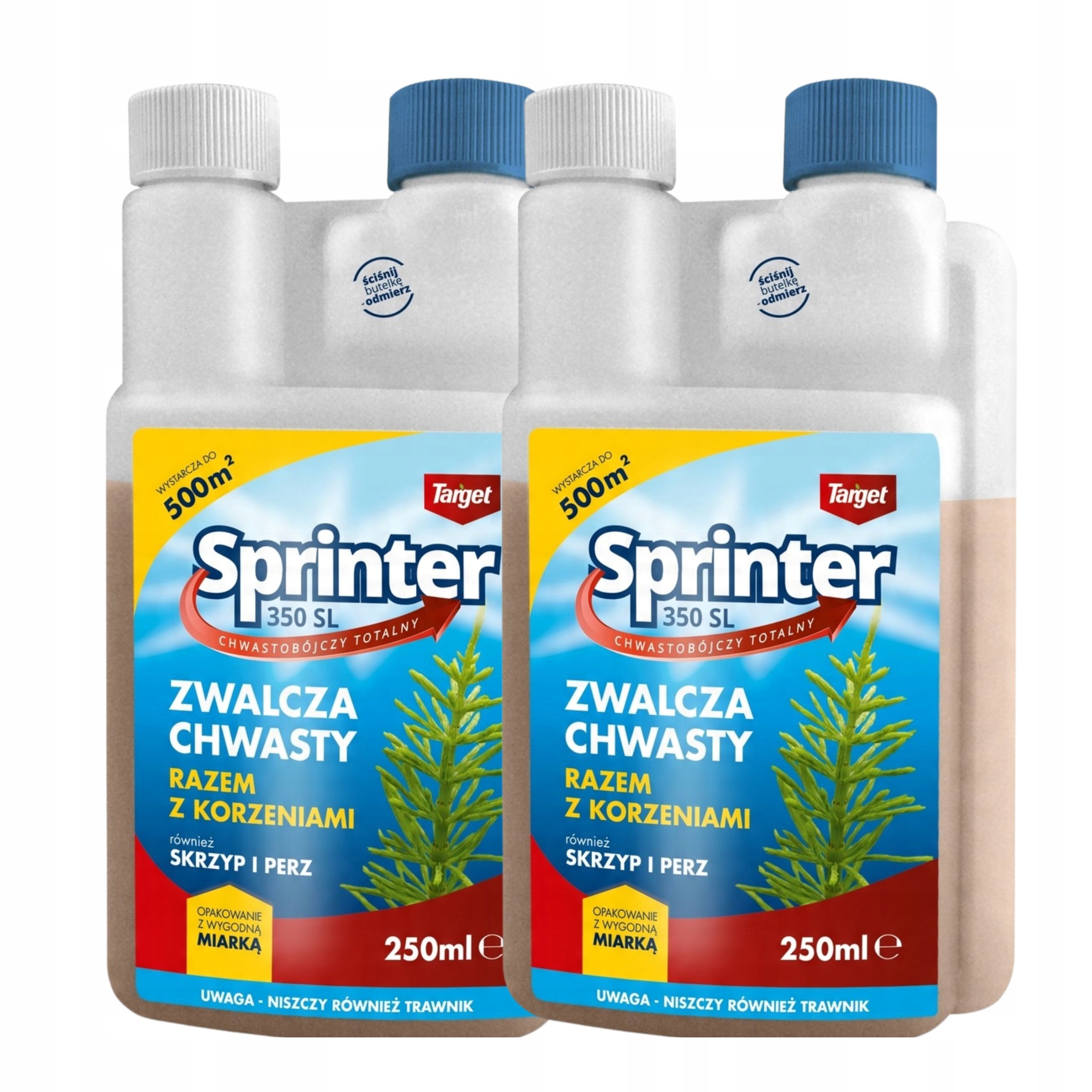 Sprinter 350SL 2x250ml Target Koncentrat Na Chwasty Sad Ogród Dwuliścienne