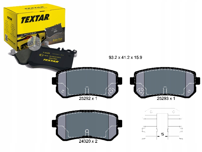 Brzdové Destičky Hyundai Zadní IX35 Sportage 10- Tex