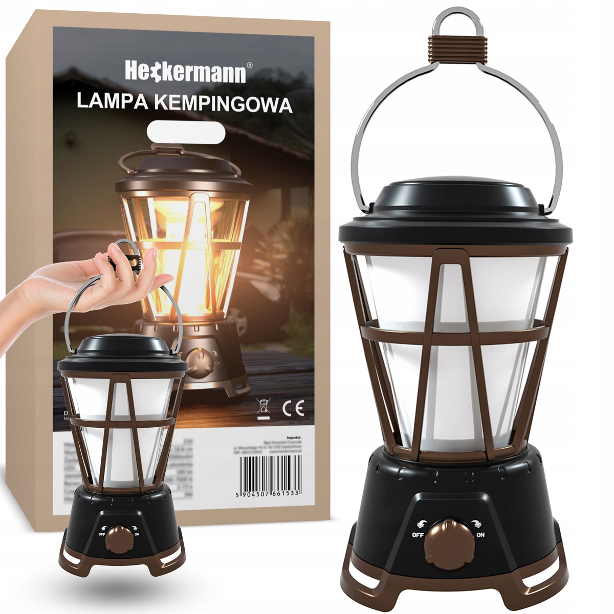 

Lampa Latarnia Ogrodowa Led Vintage Do Ogrodu IP65