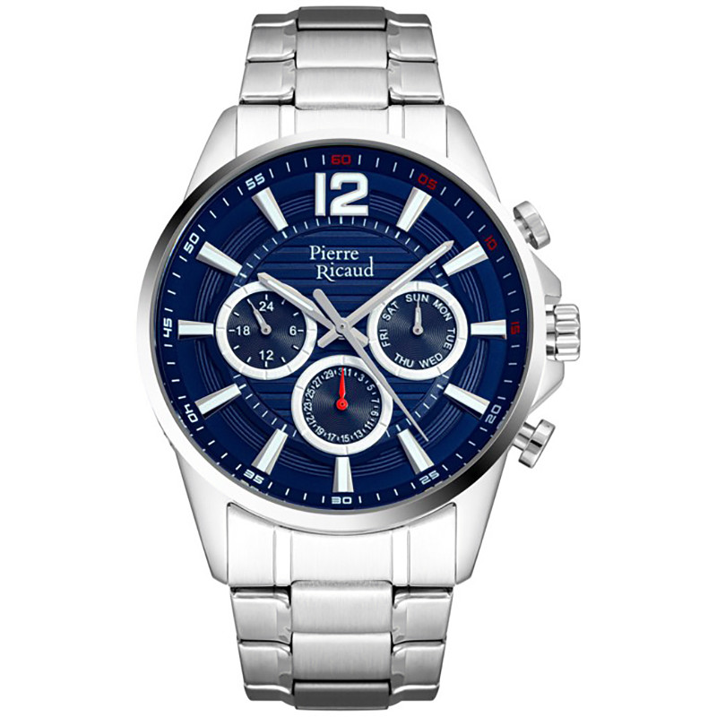 Pánské Hodinky Pierre Ricaud P97040.5155QF stříbrné