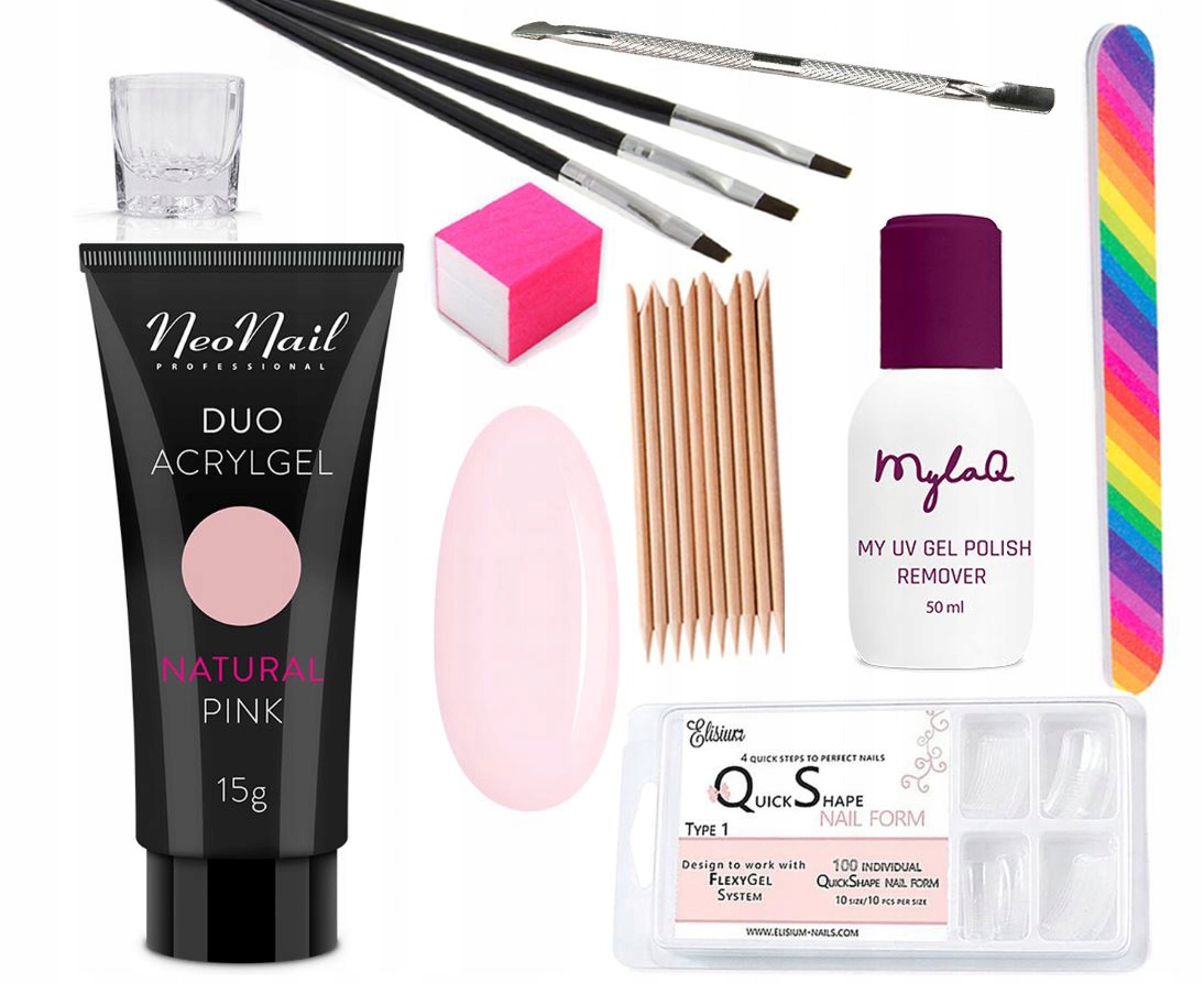 

Duo AcrylGel 15g NeoNail Zestaw Formy Gratisy