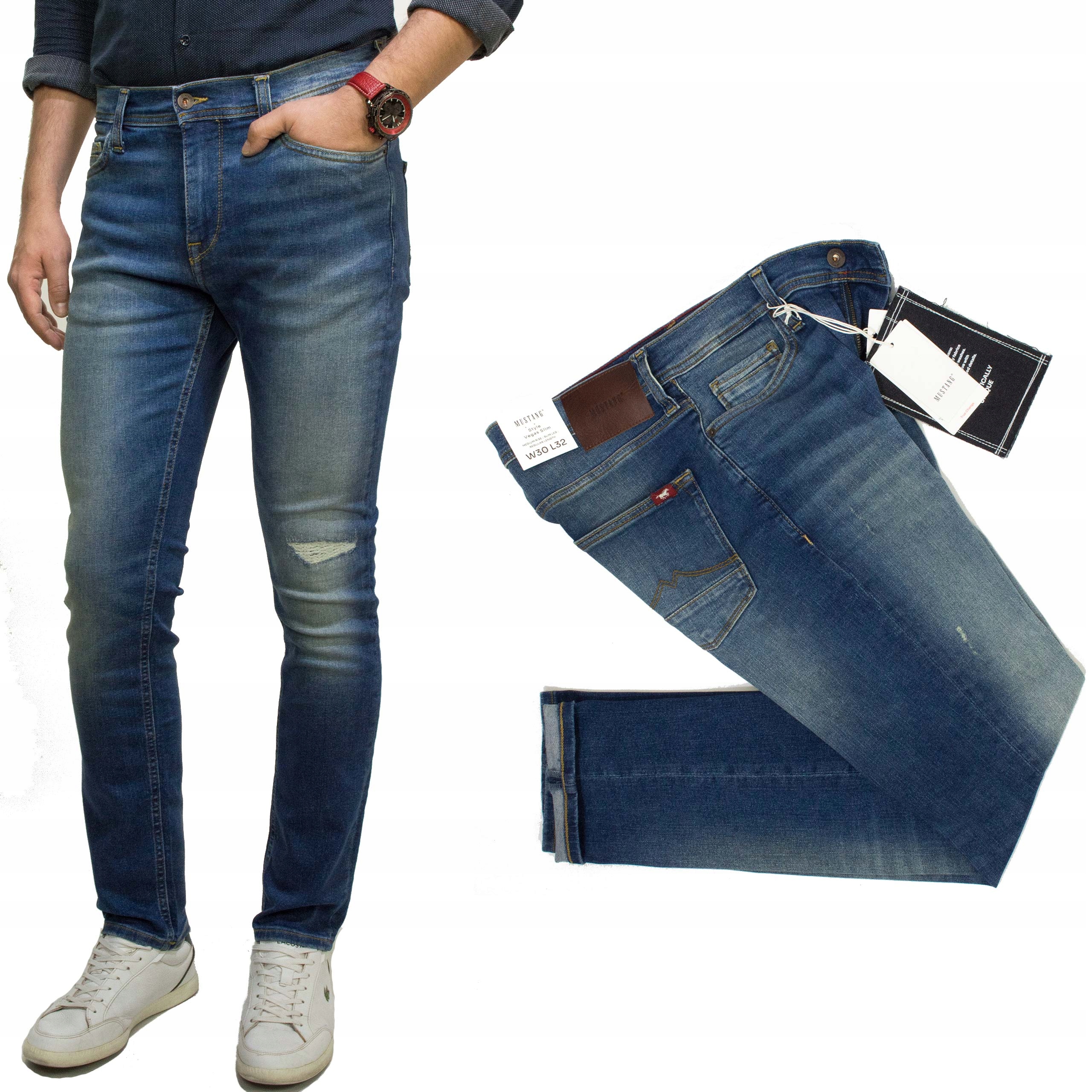 Mustang Vegas Old Town 684 pánské džínové kalhoty W38 L30