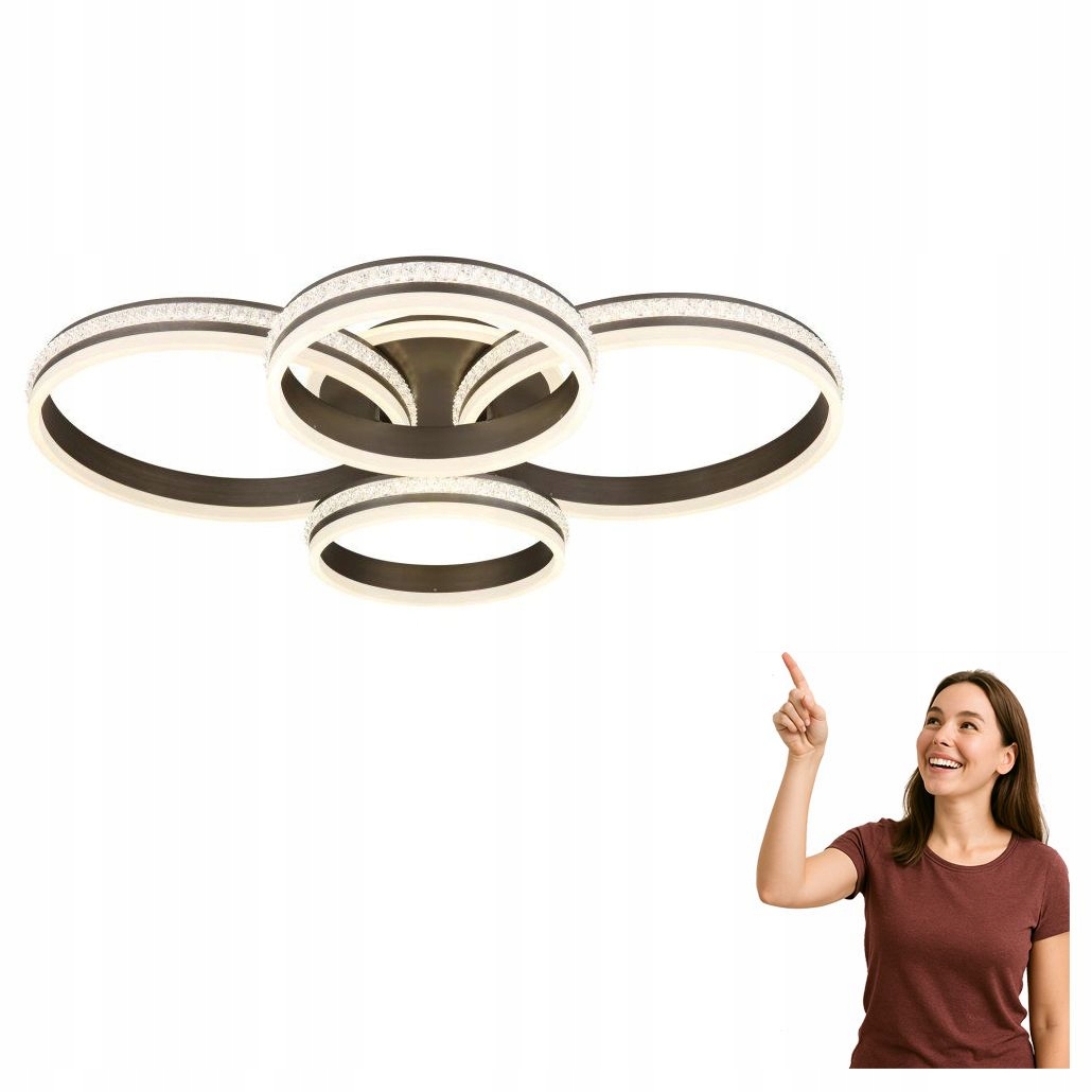 Led stropná lampa 90W Grouni 67314-90 Globo