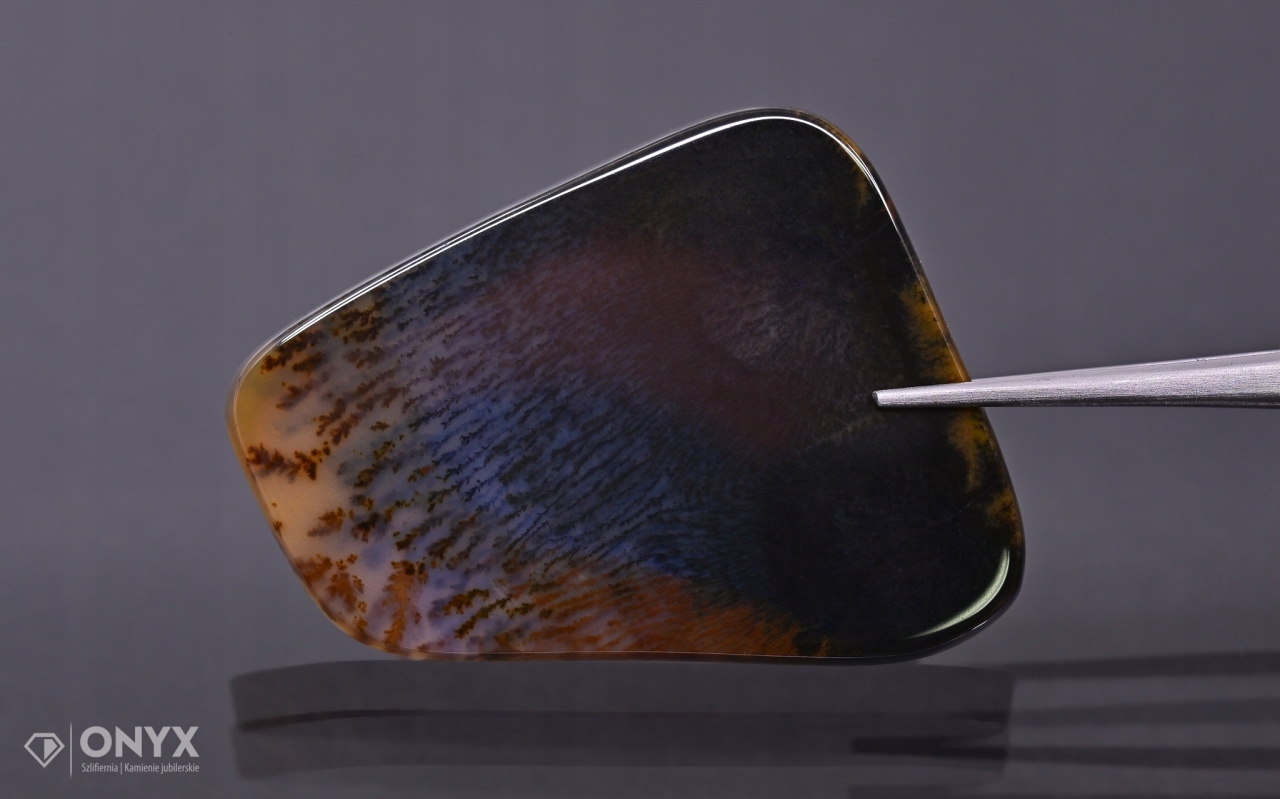 Dendritový achát z Kazachstánu nepravidelná destička