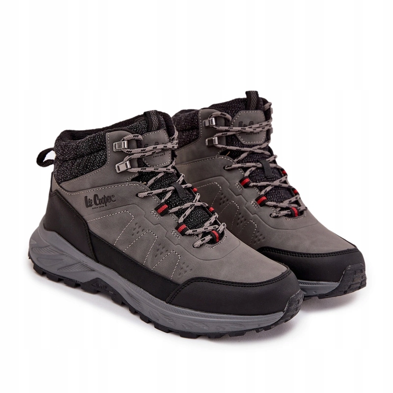 Pánské Trekové Boty Zateplené Lee Cooper LCJ-25-01-3722M Šedé 41