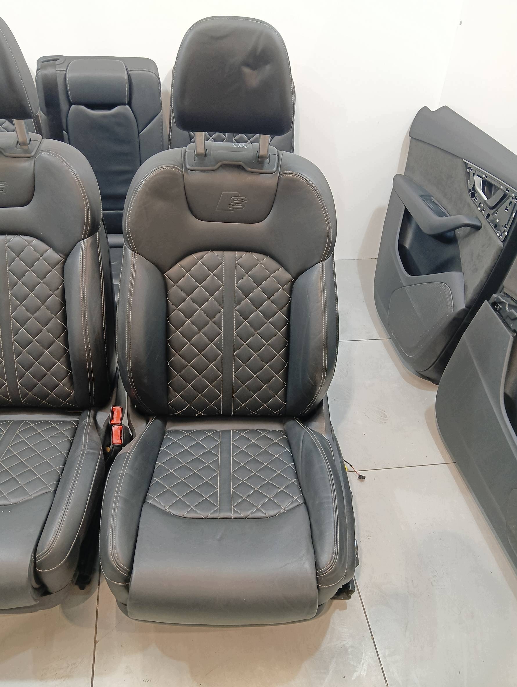 seats front II RZAD leather electrics GRZANE KPL 4M Audi Q7 II SQ7