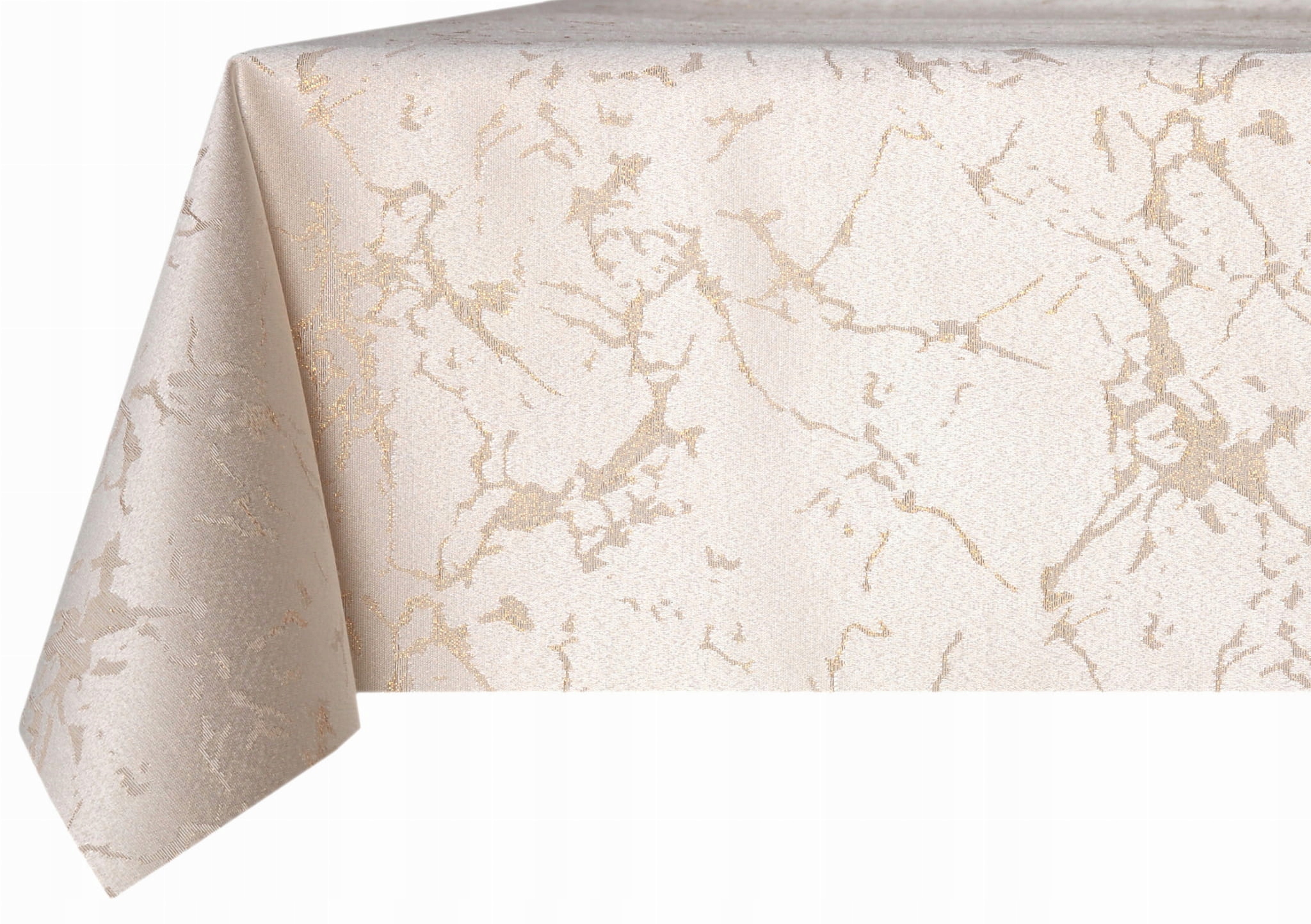 

Obrus Świąteczny 140x260 Błyszczący Złoty 8868