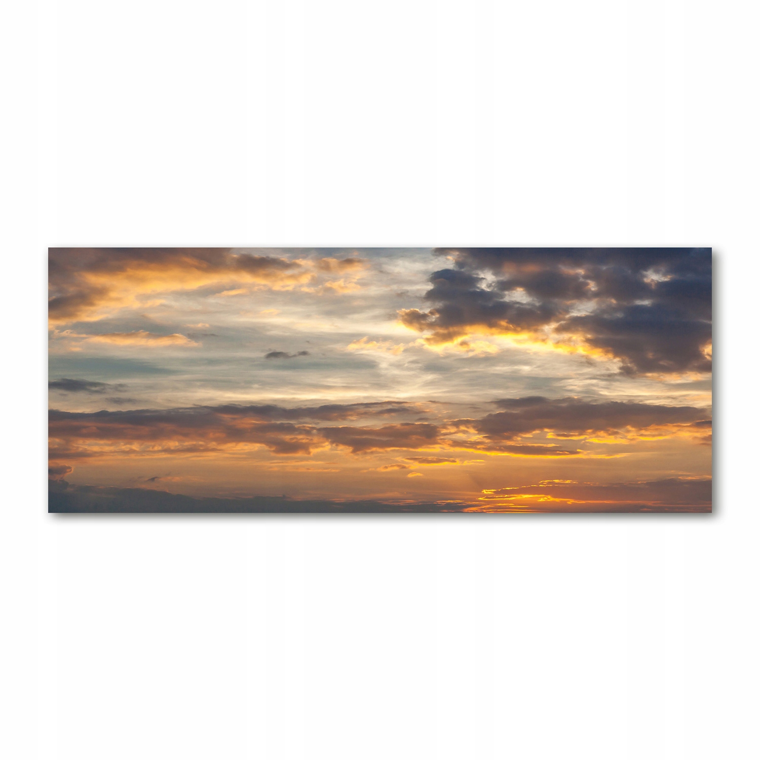 

Foto obraz akryl zdjęcie Zachód słońca 125x50 cm