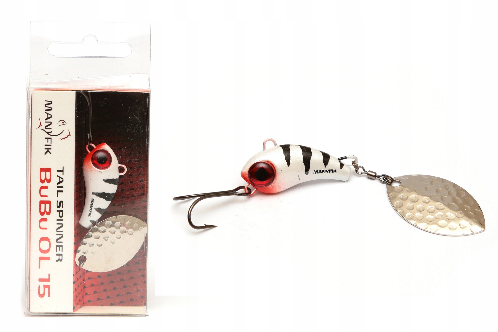 Wirujący Ogonek Manyfik BuBu White PERCH-15,0 g