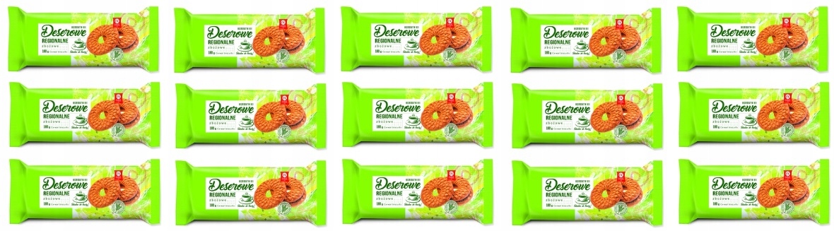 Levně 15 x 180 g Cukry Nyskie Sušenky regionální obilné Karton