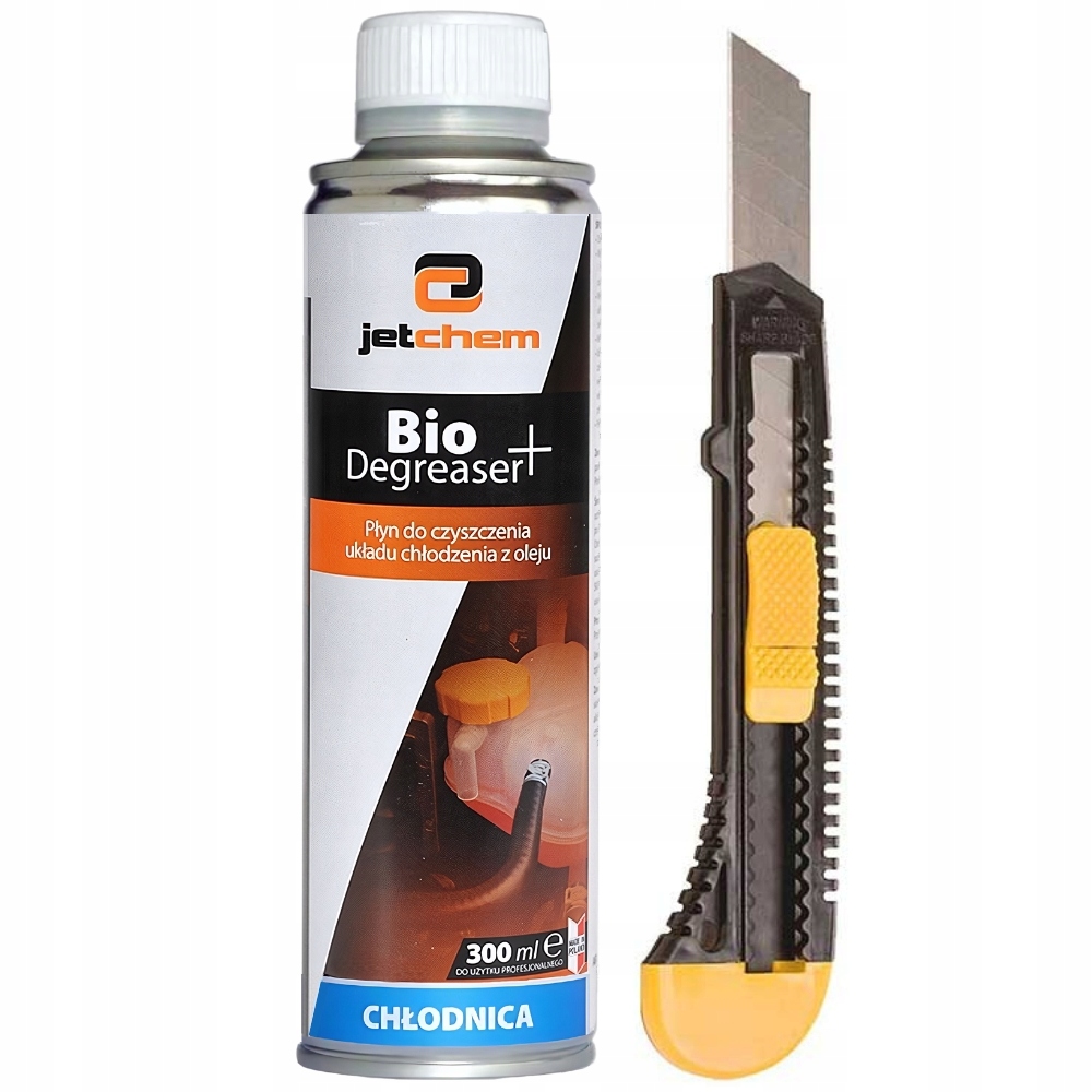 Jetchem Bio Degreaser+, czyszczenie chłodnicy z oleju, koncentrat serwisowy