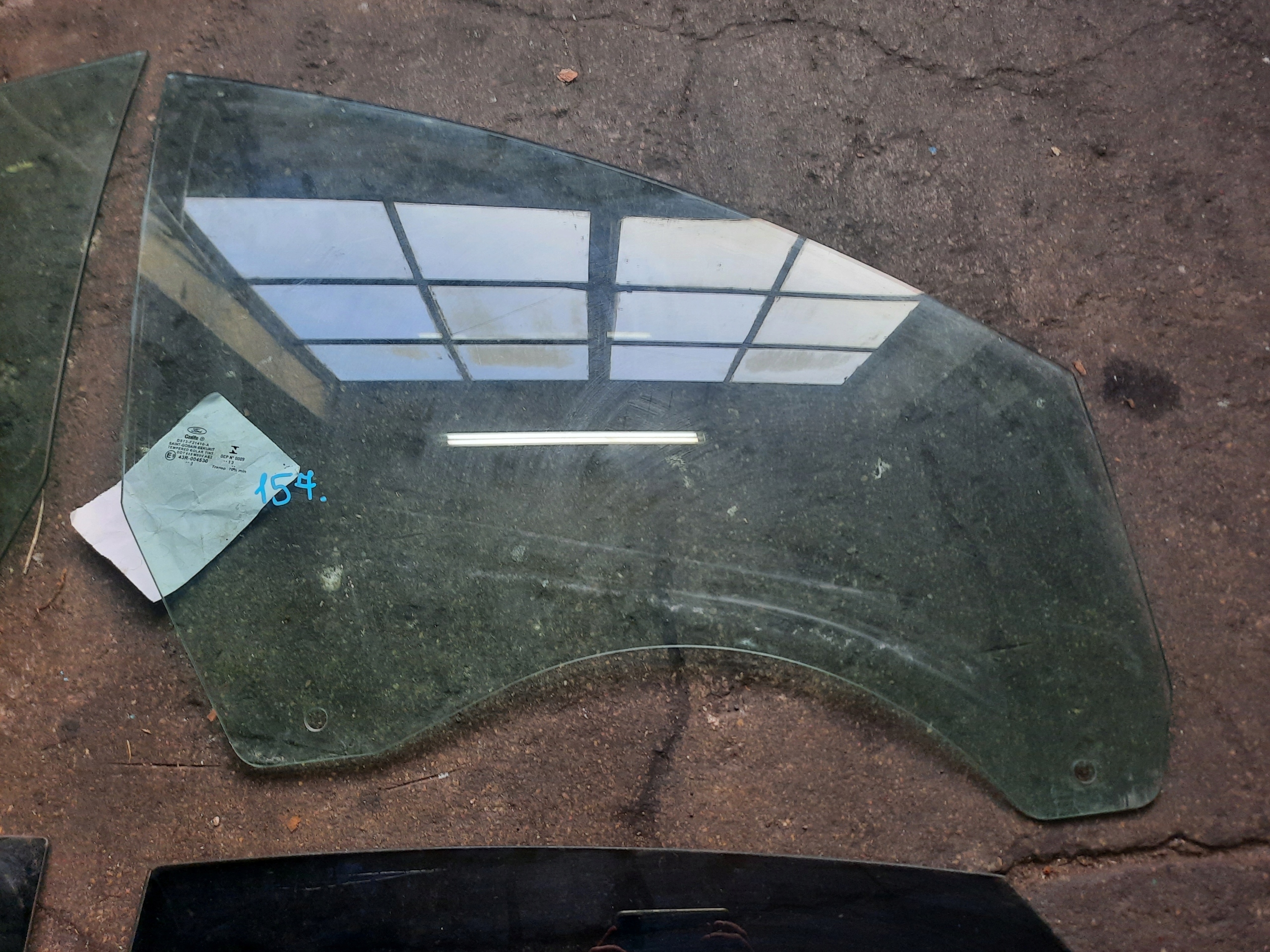 157 ПЕРЕДНЕЕ БОКОВОЕ СТЕКЛО FORD MONDEO MK5