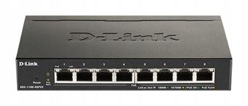 D-Link DGS-1100-08PV2 8-Port PoE Gigabit Smart Managed Switch- 8-Port 1000B
