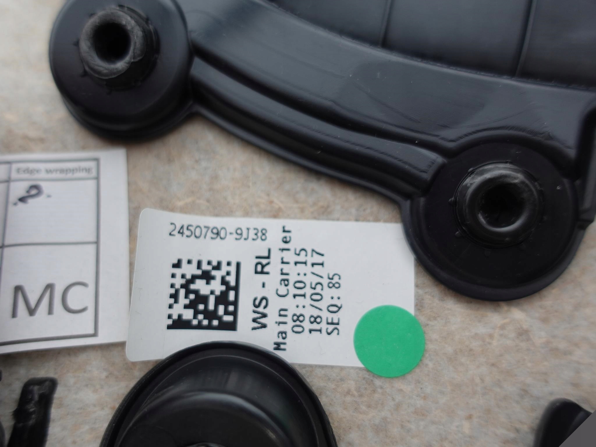 MERCEDES C W205 DESIGNO AMG upholstery left rear part