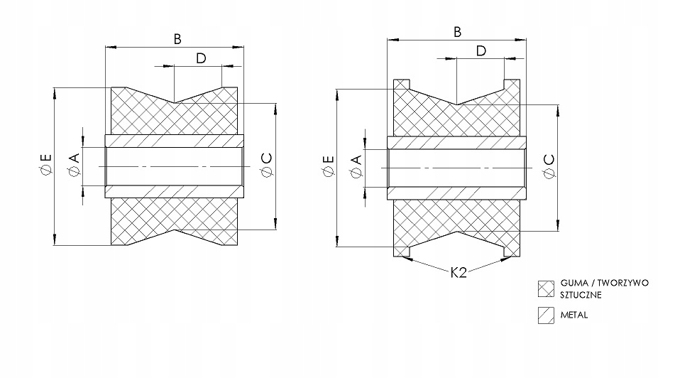 TULEJA POMPY SPRZĘGŁA ALFA ROMEO 156 Stan opakowania oryginalne