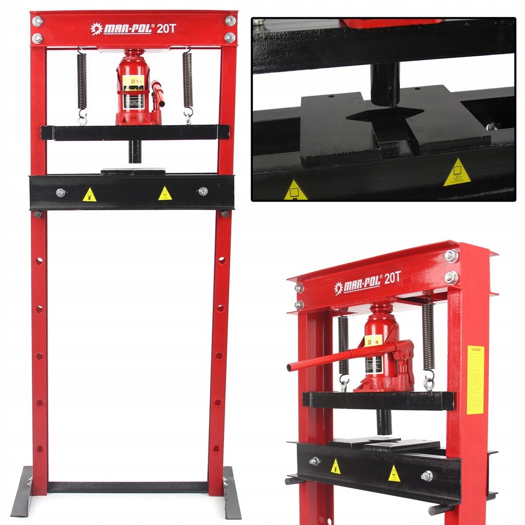 Hydraulický dielenský lis 20 tonový M80400