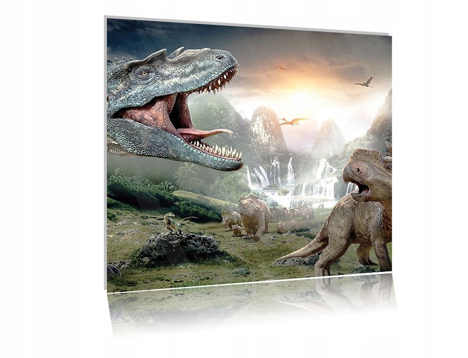 

Obraz szklany na szkle Dinozaury 04 50x50