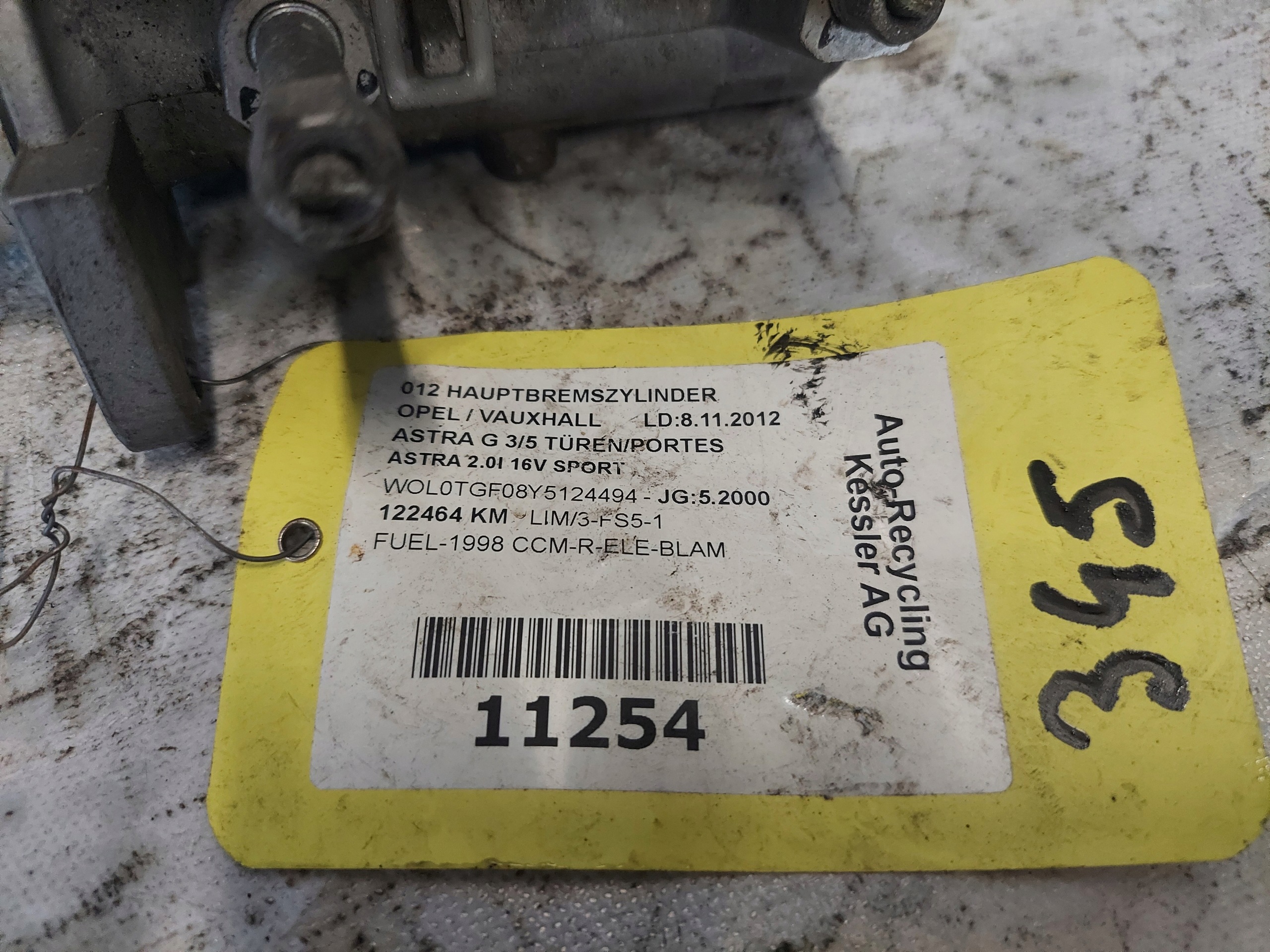 brake booster ASTRA G 2.0 B DELPHI 5571