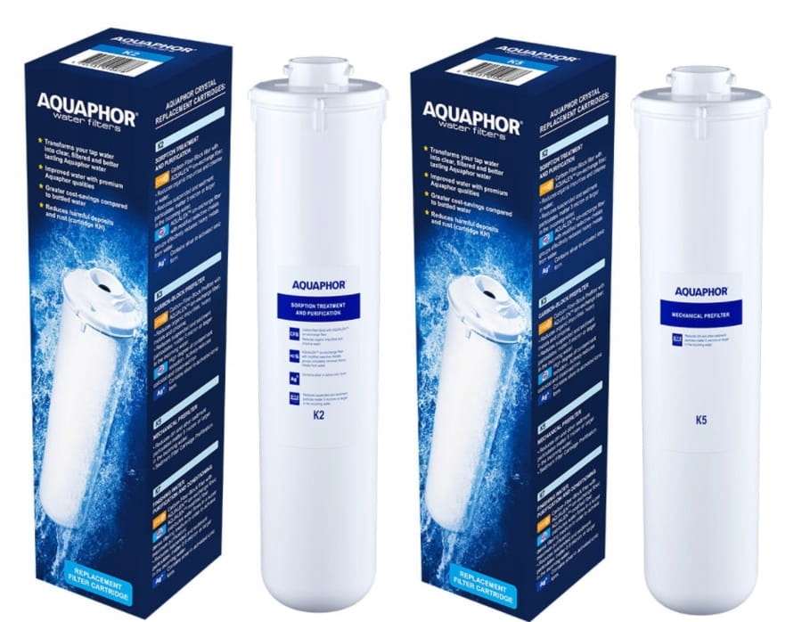 

Zestaw wkładów do filtrów wody Aquaphor K2 i K5